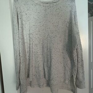 American Eagle Outfitters Gray Long Sleeve Crew Neck Tee